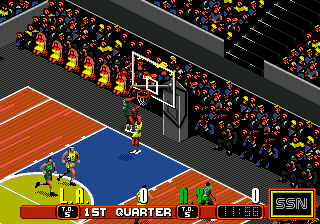 Скриншот игры David Robinson's Supreme Court